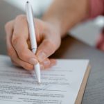 Documents de fermeture d'entreprise signés
